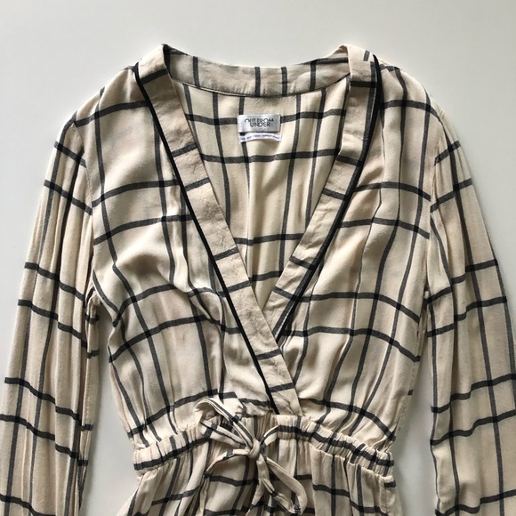 (UO) Out From Under Plaid Beachy Romper - Picture 3 of 7